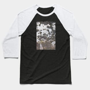 Grey tones on a scratch eroding surface Baseball T-Shirt